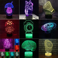 Lampe de bureau LED 3D Colorful Touch à distance
