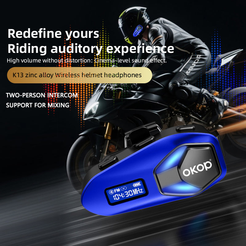 KP-293 Casque de vente à chaud Bluetooth Casque étanche Intercom anti-poussières