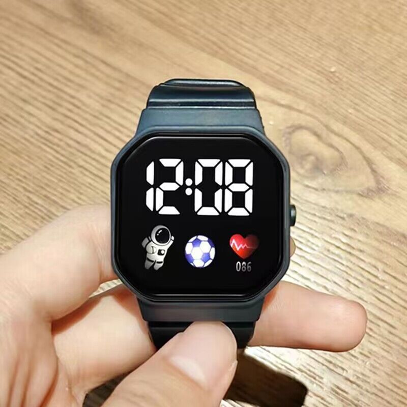 Sleek, Fashionable, Niche-design Montre numérique étanche