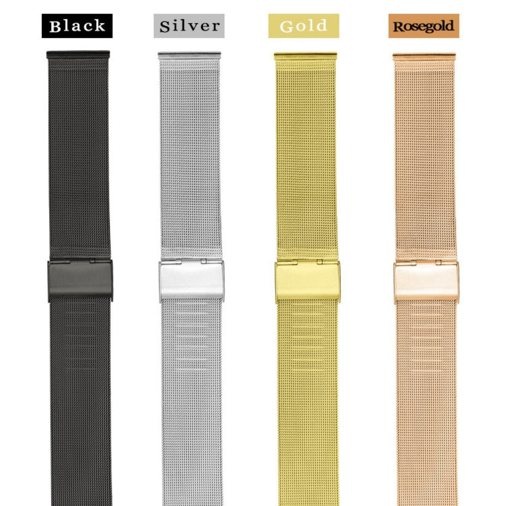 Bracelet Milani en soie tissé en acier inoxydable