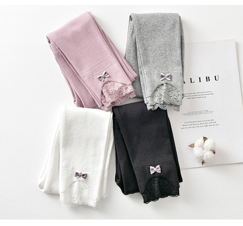 Leggings en coton porter des pantalons fille