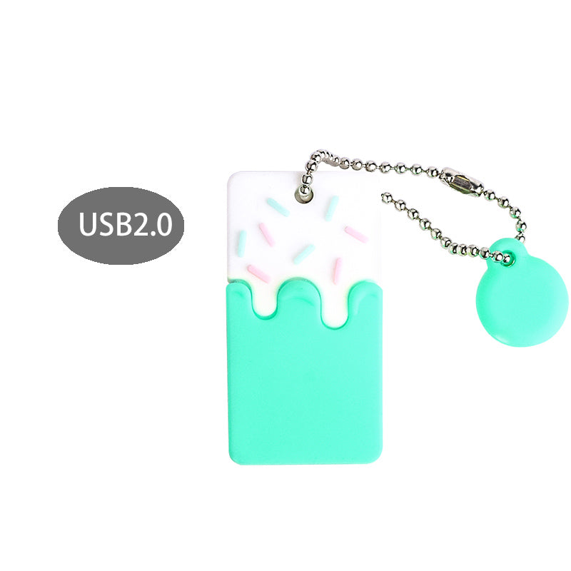 Little Cake Mini Cute Girl Mobile Anti-loss Pendant U Disk