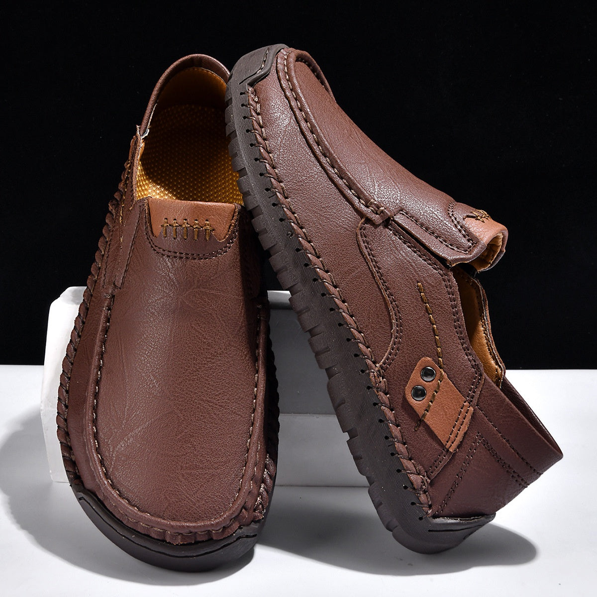 Mocassins Homme large-pied de grande taille Style décontracté