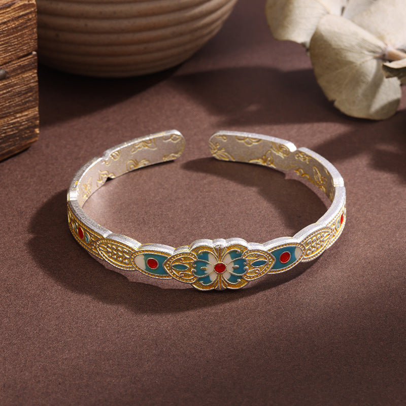 Bracelet de papillon d'or coloré pour les femmes