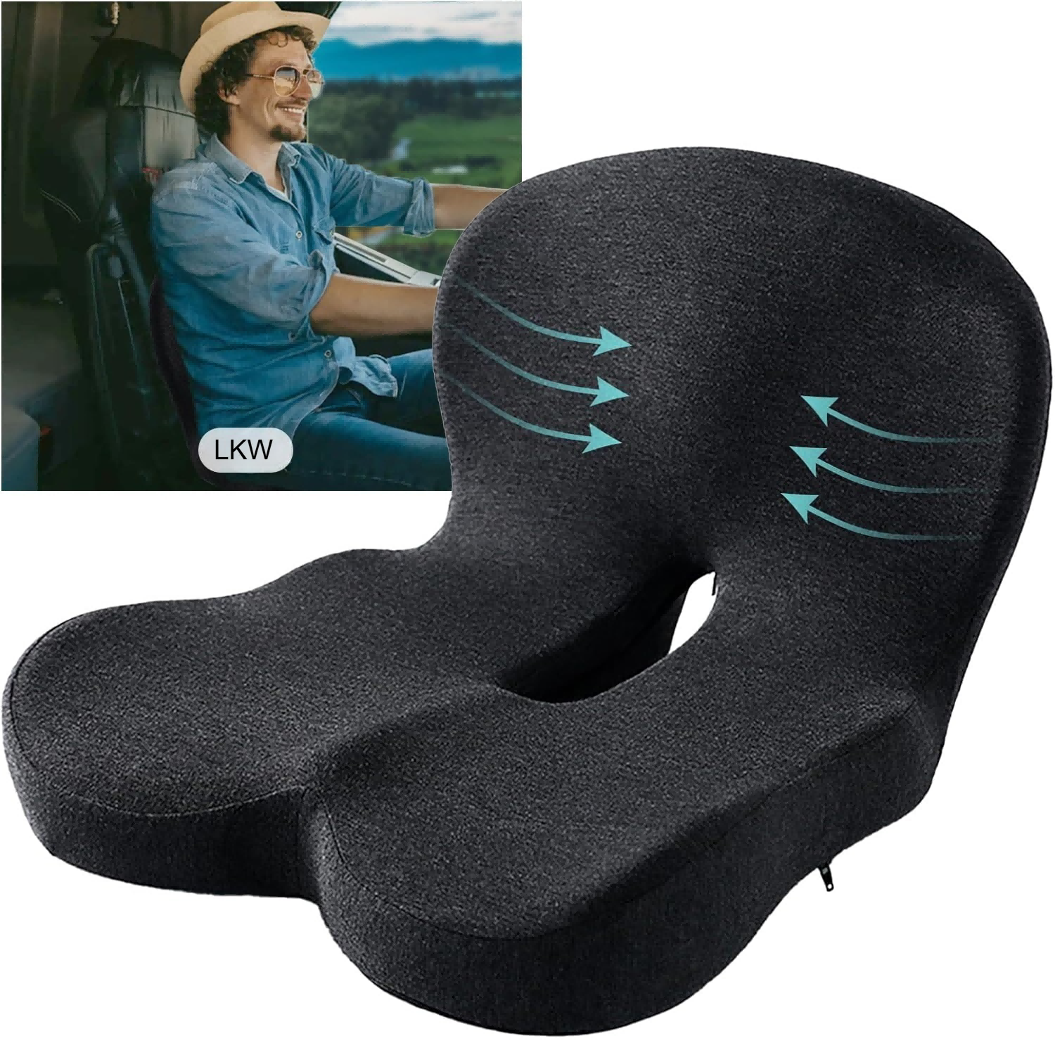 Coussin de siège orthopédique