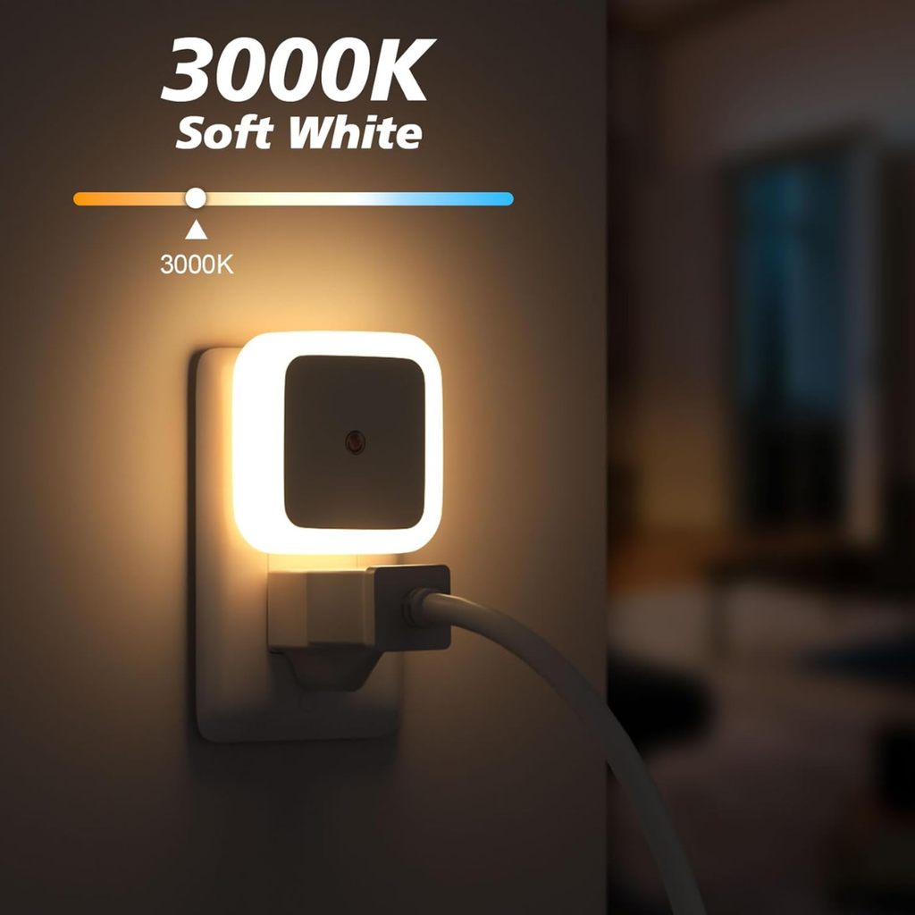 Lumière de nuit, lumières de nuit Plug Into Wall 8-Pack, Lampe de nuit Plug In Night Light, Dusk To D