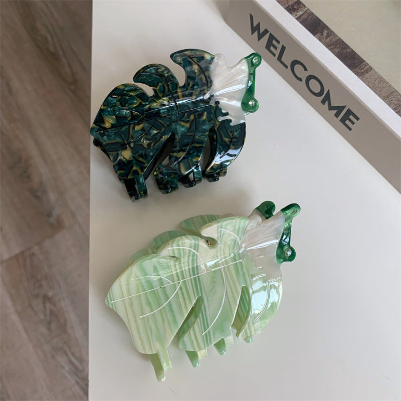 Grip de grenouille couleur matching cheveux pince Shark Clip Accessoires de cheveux