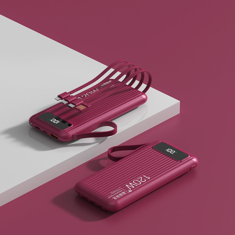 Super Fast Charge 20000 MA Banque de puissance d'affichage numérique portable de grande capacité