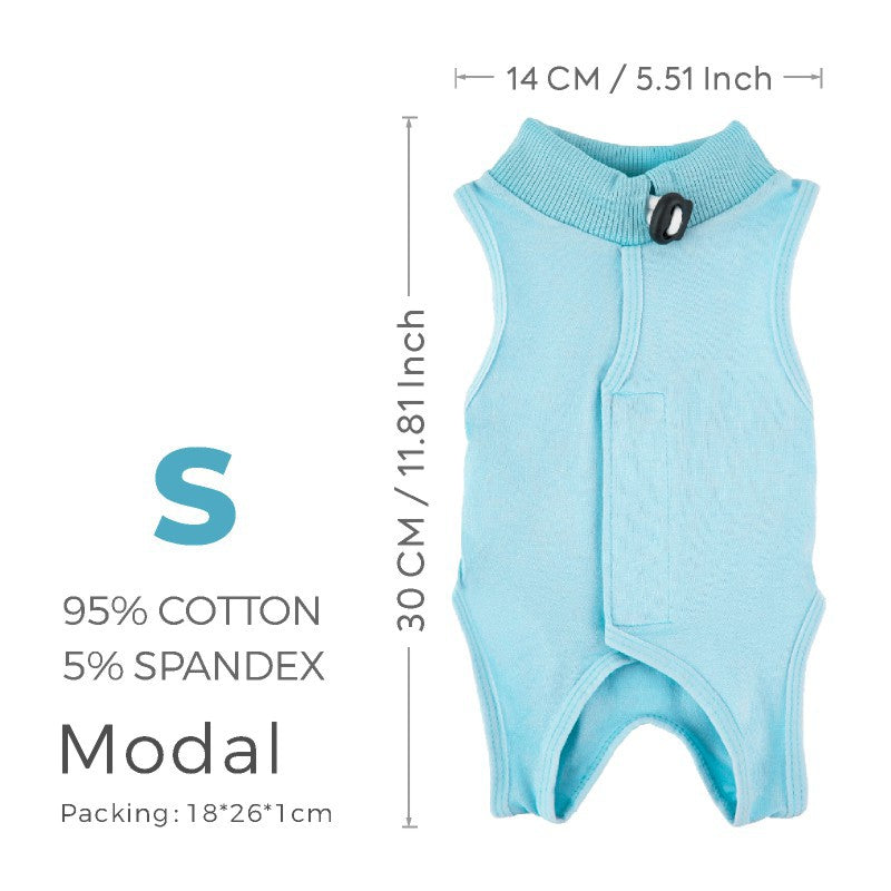 Cat Recovery Suit Cat Onesie pour les chats après chirurgie pour les blessures abdominales Cat Onesie pour Ca