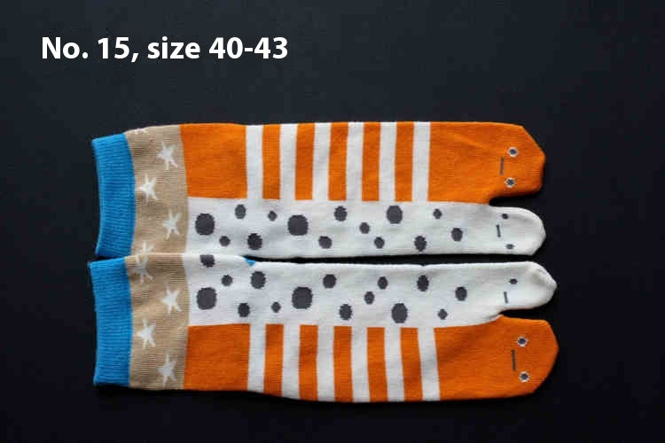 Chaussettes en coton à deux doigts pour hommes et femmes