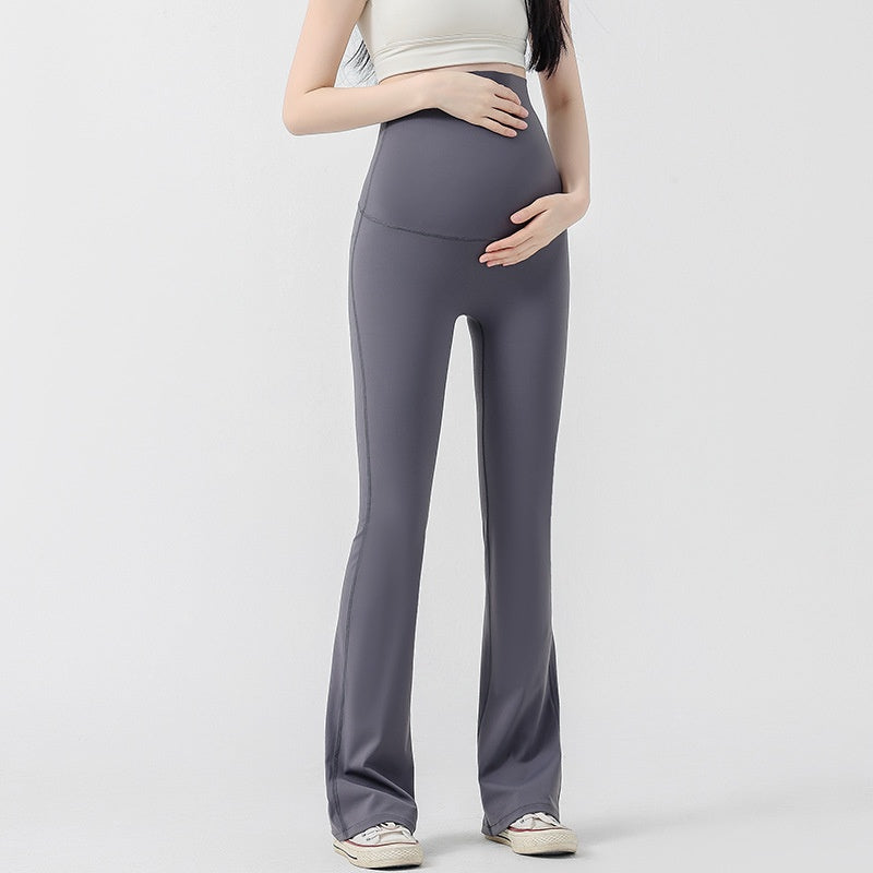 Prenatal Yoga Bell Bottom Pants Wear Casual Slimming