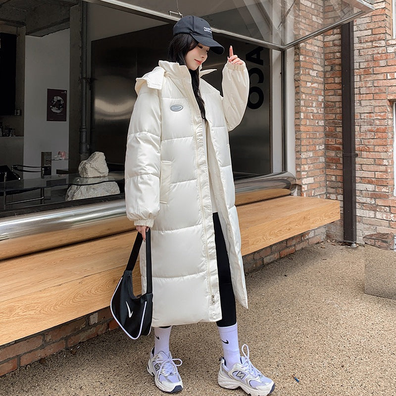 Veste en coton souple rembourrée et épaisse, à capuche tendance