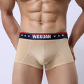 Boxers homme en soie glacée ultra-mince Mode transparente