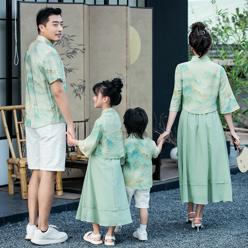 Parent-Child Chinese Cheongsam
