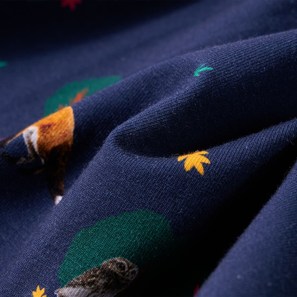 Robe pour enfants à manches longues et cordon de serrage