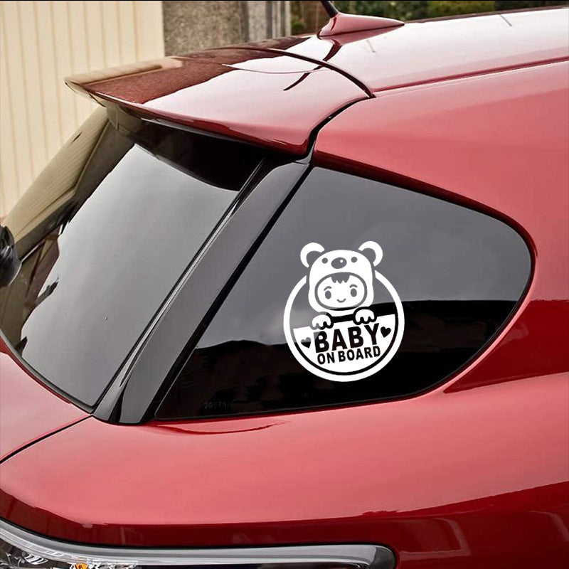 Sticker créatif en verre de fenêtre de voiture réfléchissante laser