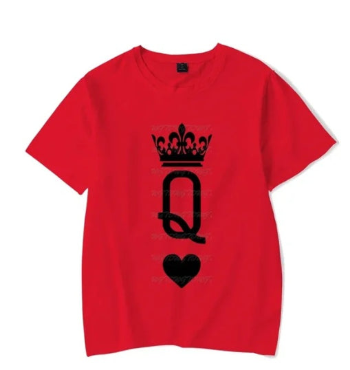 Couple Matching T Shirts Hommes et Femmes Valentines Jour Couple T Shirts Trendy