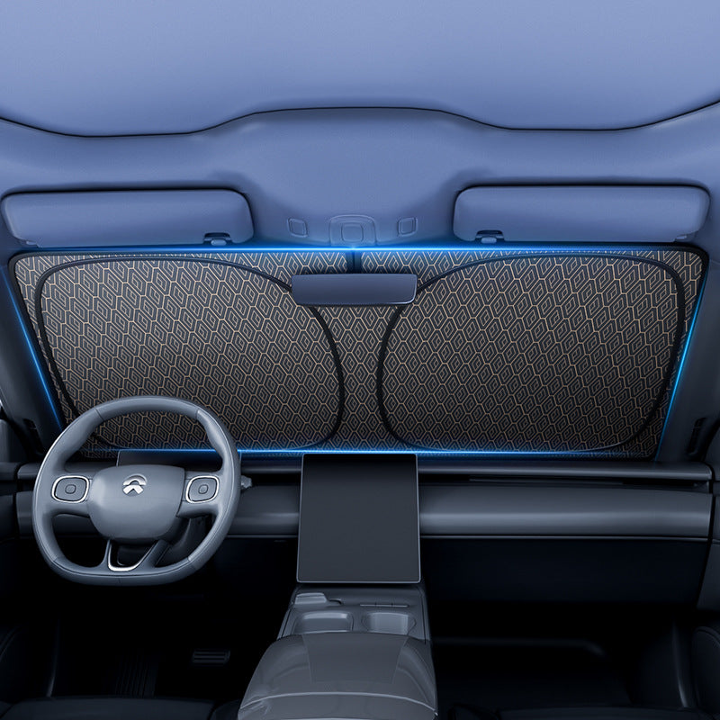 Aire thermique de protection solaire au laser de voiture