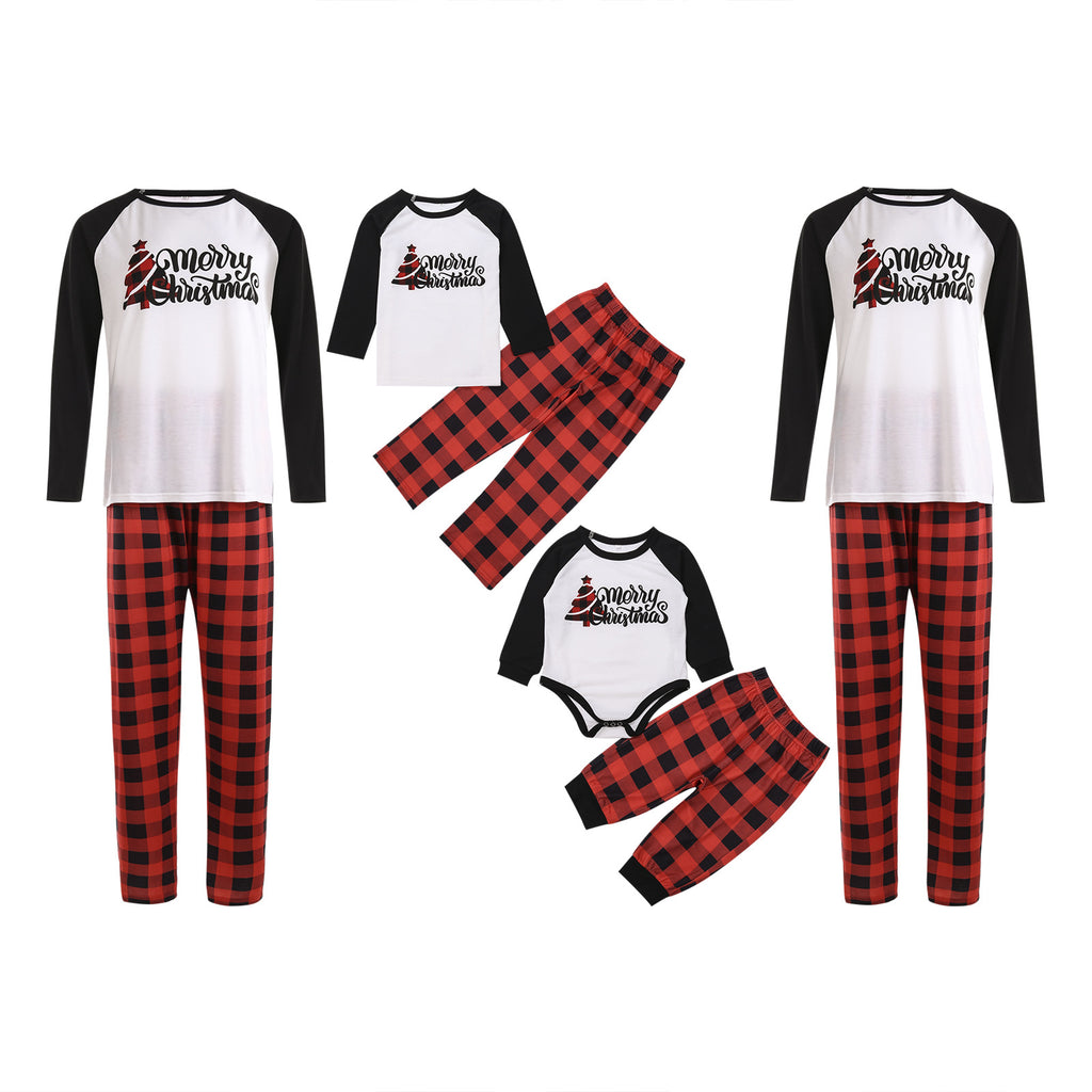 Cartoon Elk Imprimer Accueil Vêtements Pajamas Parent-enfant Porter