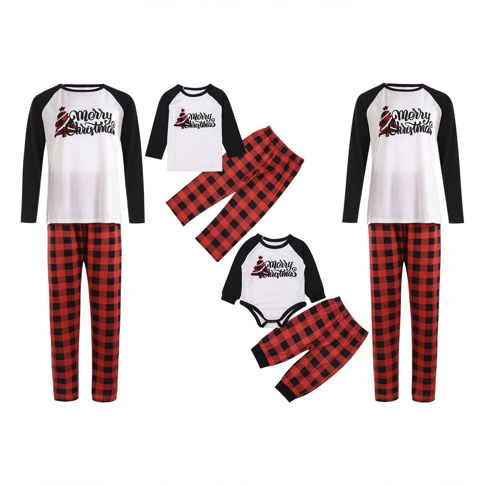 Cartoon Elk Imprimer Accueil Vêtements Pajamas Parent-enfant Porter