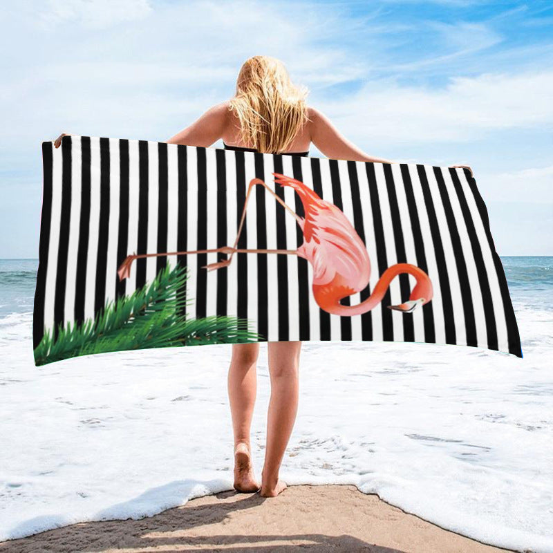 Serviette imprimée Seaside Vacation Beach Serviette de bain