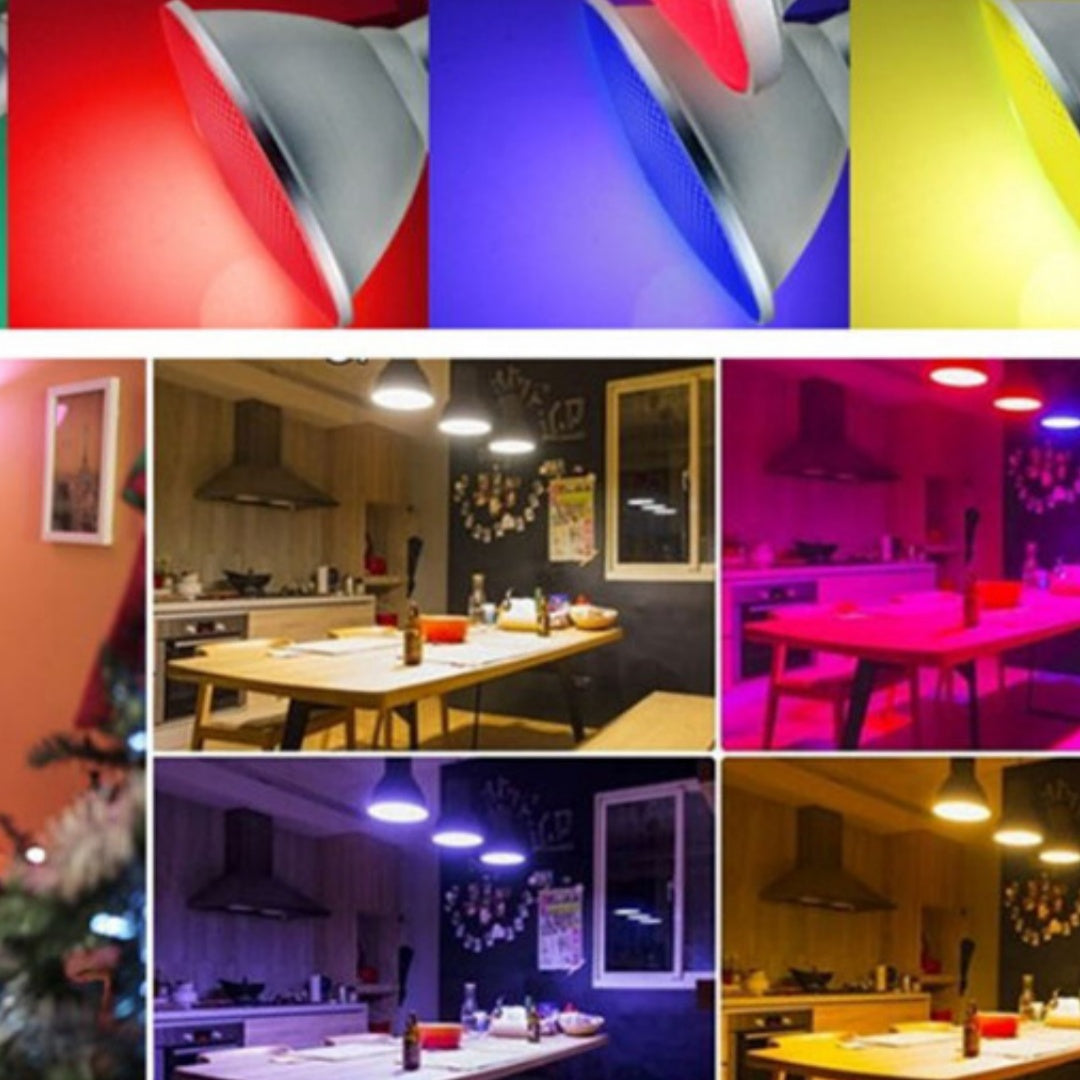 LED coloré imperméable rouge jaune bleu et vert abat-jour