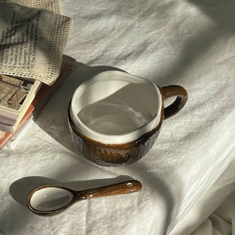 Mug de café à thème de coco créatif et mignon