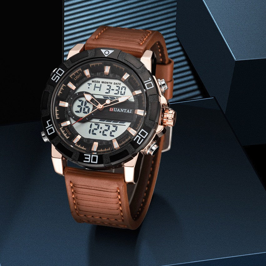 Montre extérieure multi-doubles pour hommes