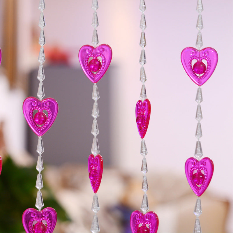 Décoration de chaîne de porte en plastique acrylique