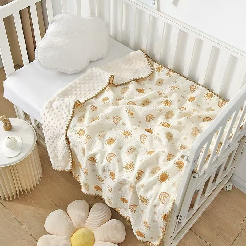 Type A Pure Cotton Gauze Doux Couverture bébé pour nouveau-nés et nourrissons