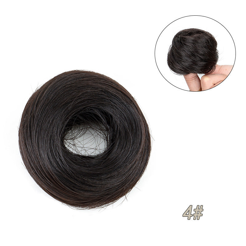 Bande de caoutchouc droite cravate de cheveux pour les femmes