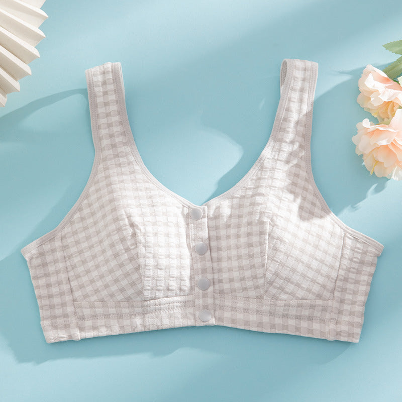 Soutien-gorge en coton pour femmes d'âge moyen