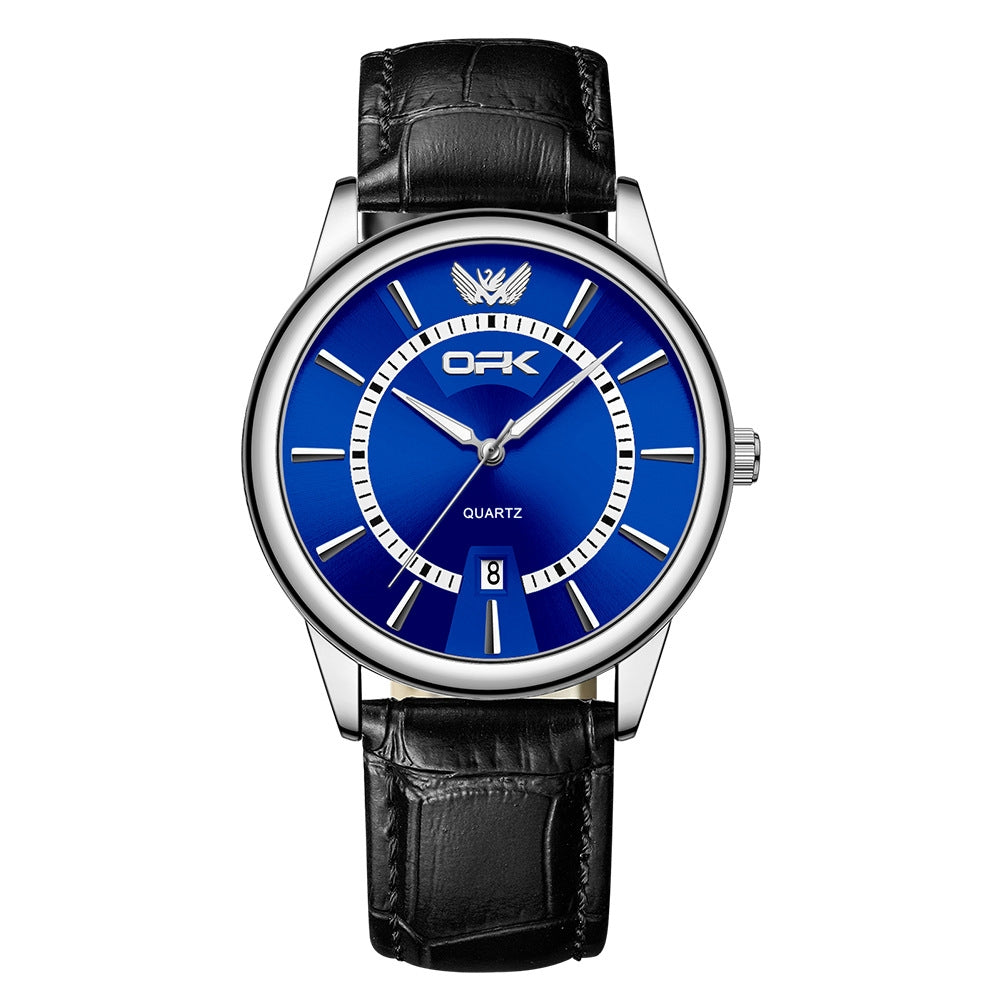 Men's Quartz Watch Waterproof Single Calendar