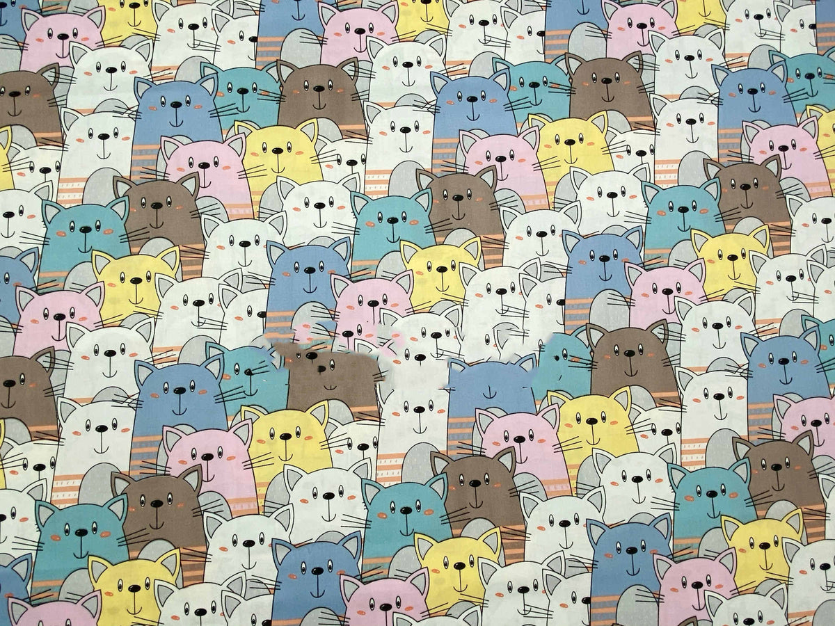Cartoon coton Twill feuille de lit Couverture matelassée Tissu imprimé