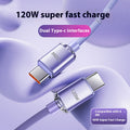 120W Fast Charge PD6A Double câble USB de type C