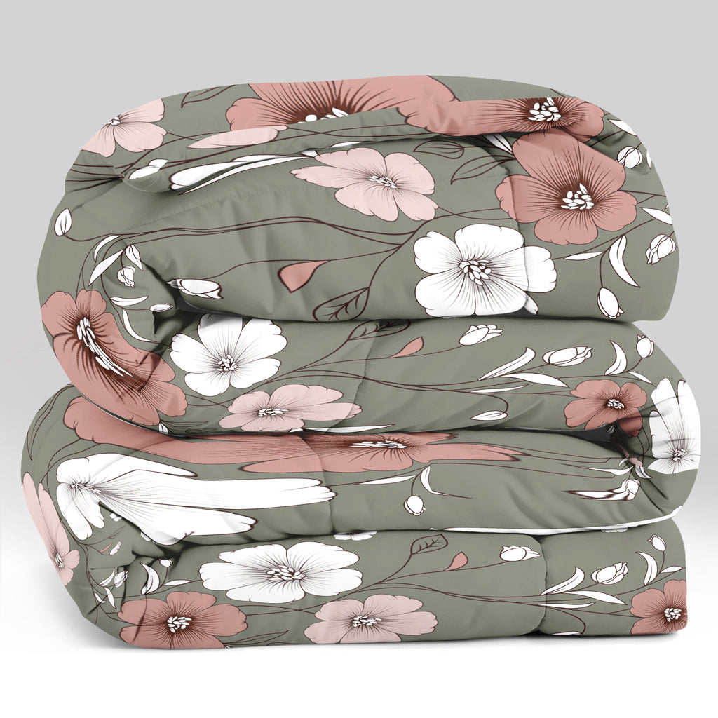 5-Piece Reversible Duvet Cover