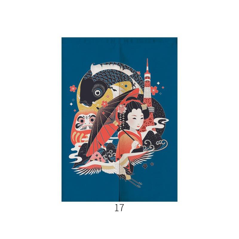 Décoration d'entrée de style japonais Ukiyo-e