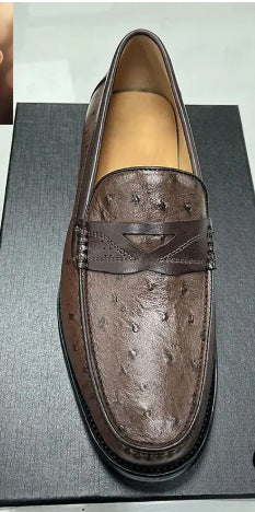 Chaussures en cuir pour hommes de style britannique