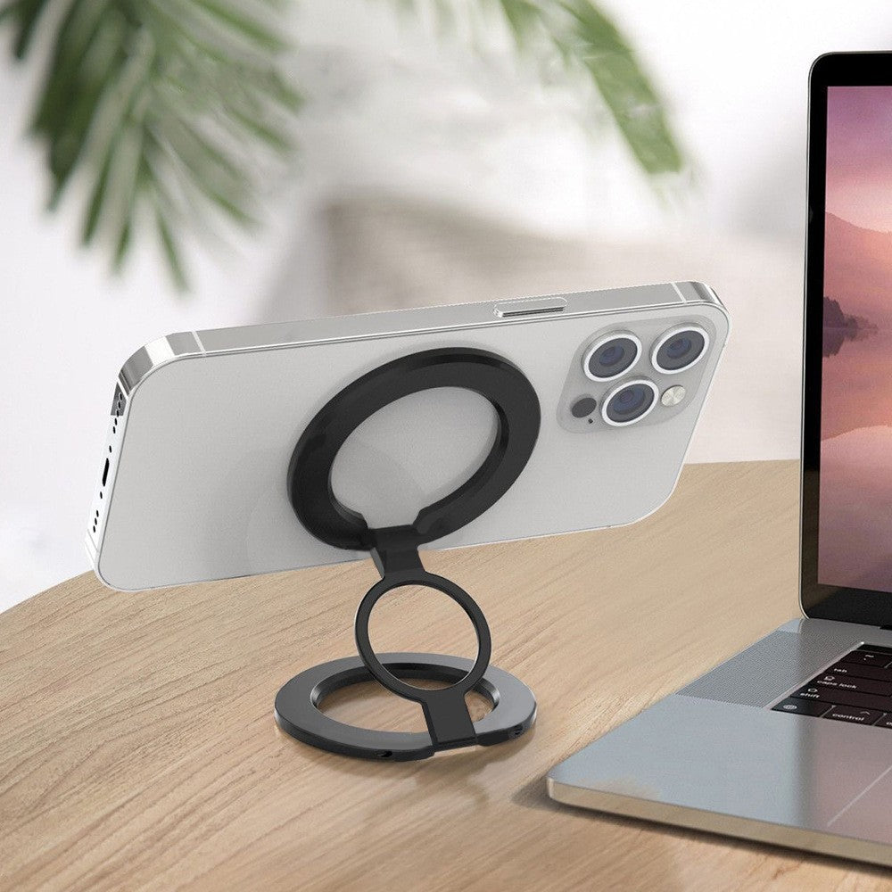 Double-sided metal magnetic ring bracket