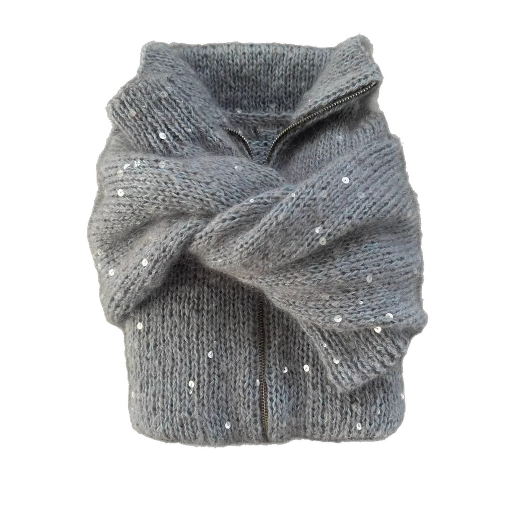Chandail de cardigan cousu à la mode pour femmes