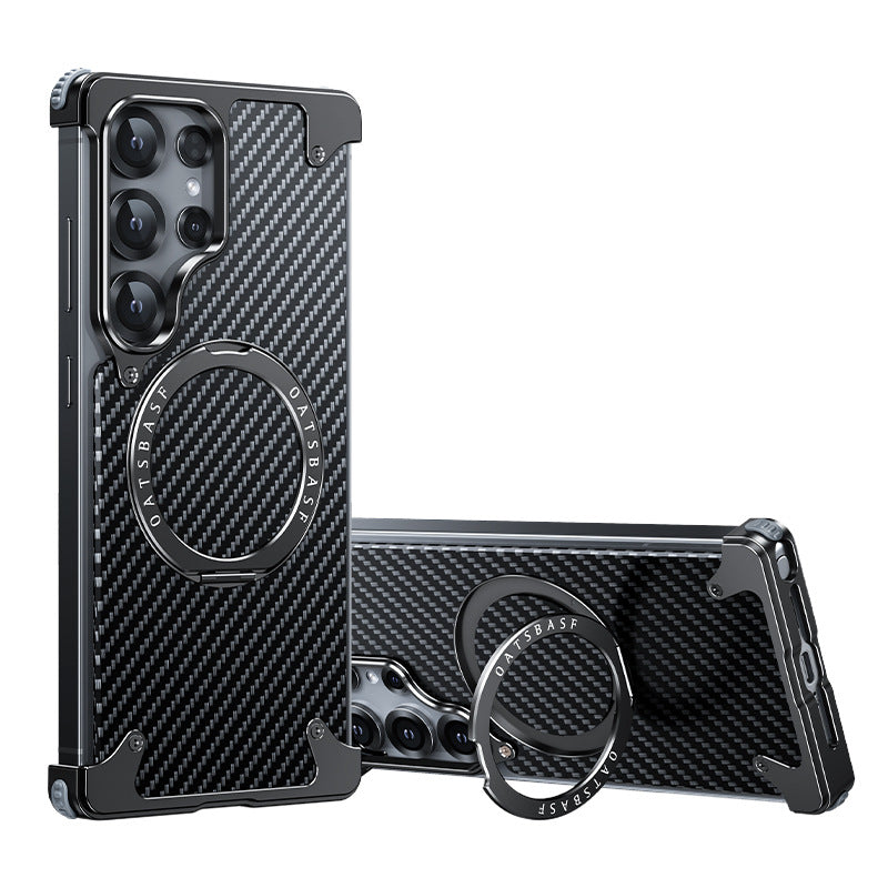 Personnalité de mode résistant aux éclaboussures Carbon Fiber Phone Shell