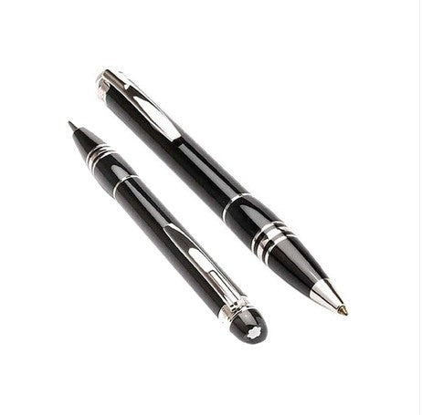 Interstellar cristal série tête métal Rollerball stylo à bille stylo de fontaine classique Carbo