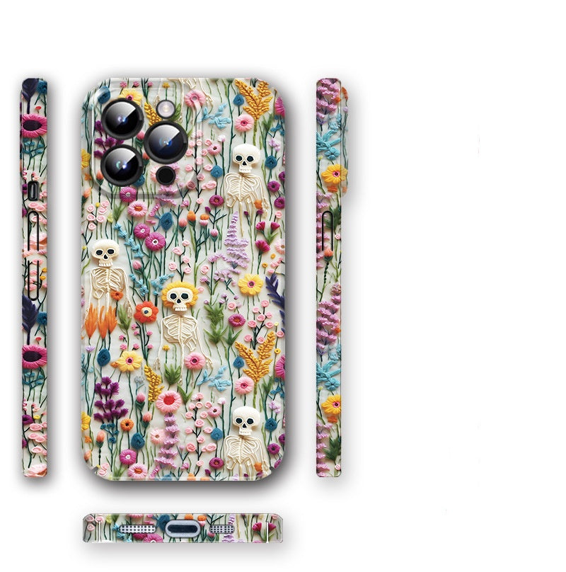 Rétro huile peinture boîtier de téléphone