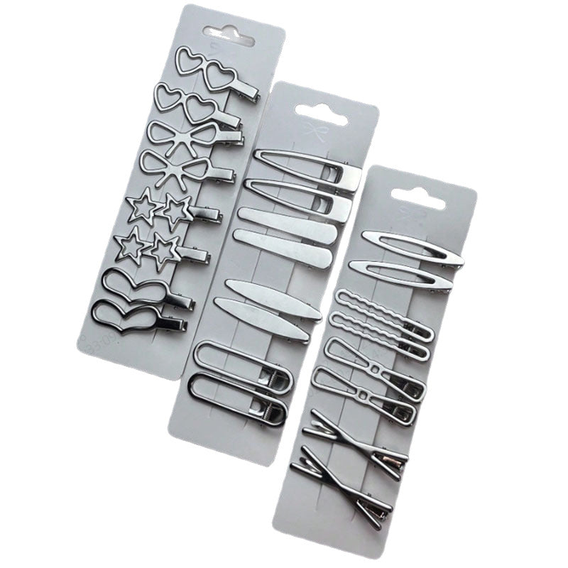 Lot de strass en forme de coeur, 24 pièces, lettre Duckbill