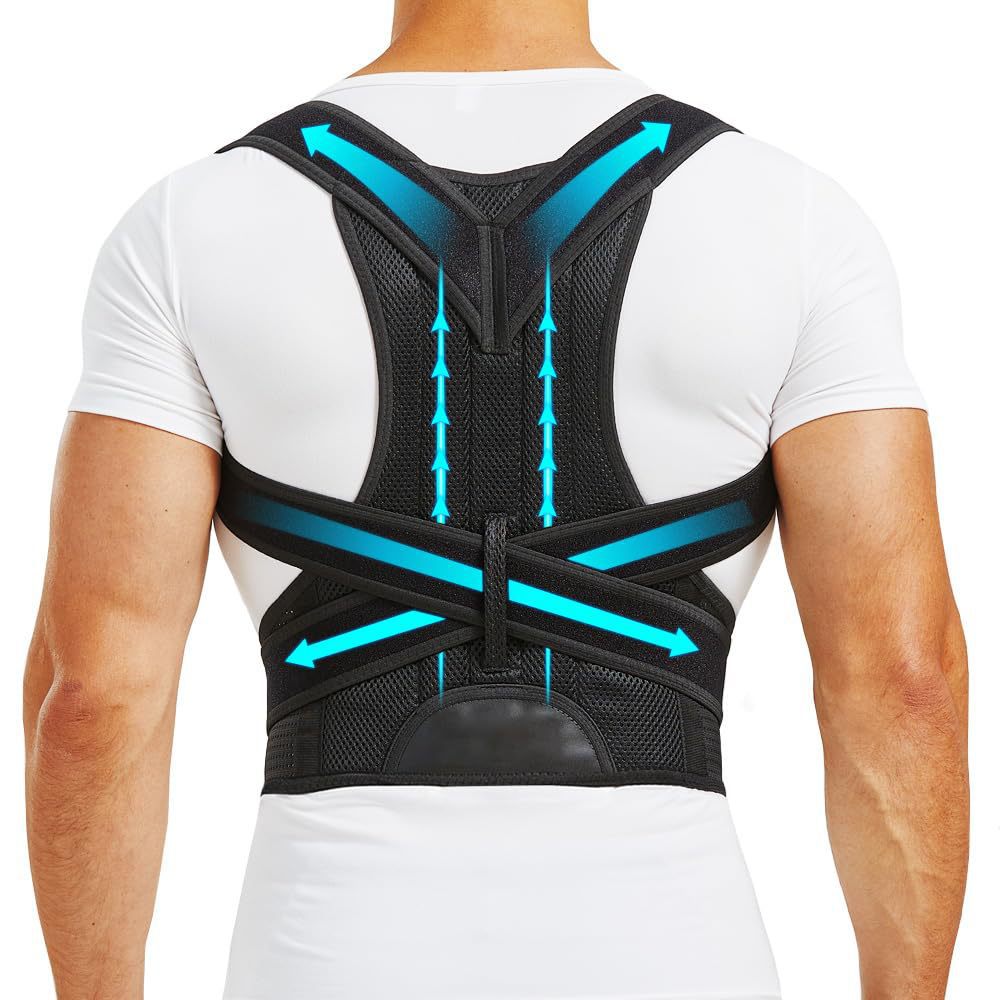 Correcteur de posture anti-funchback pour hommes et femmes
