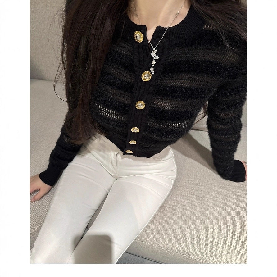 Cardigan de style Chanel pour femmes