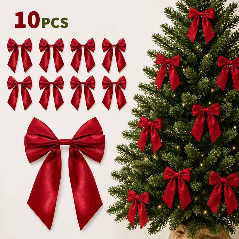 Bow de Noël bricolage arbre de Noël ornement
