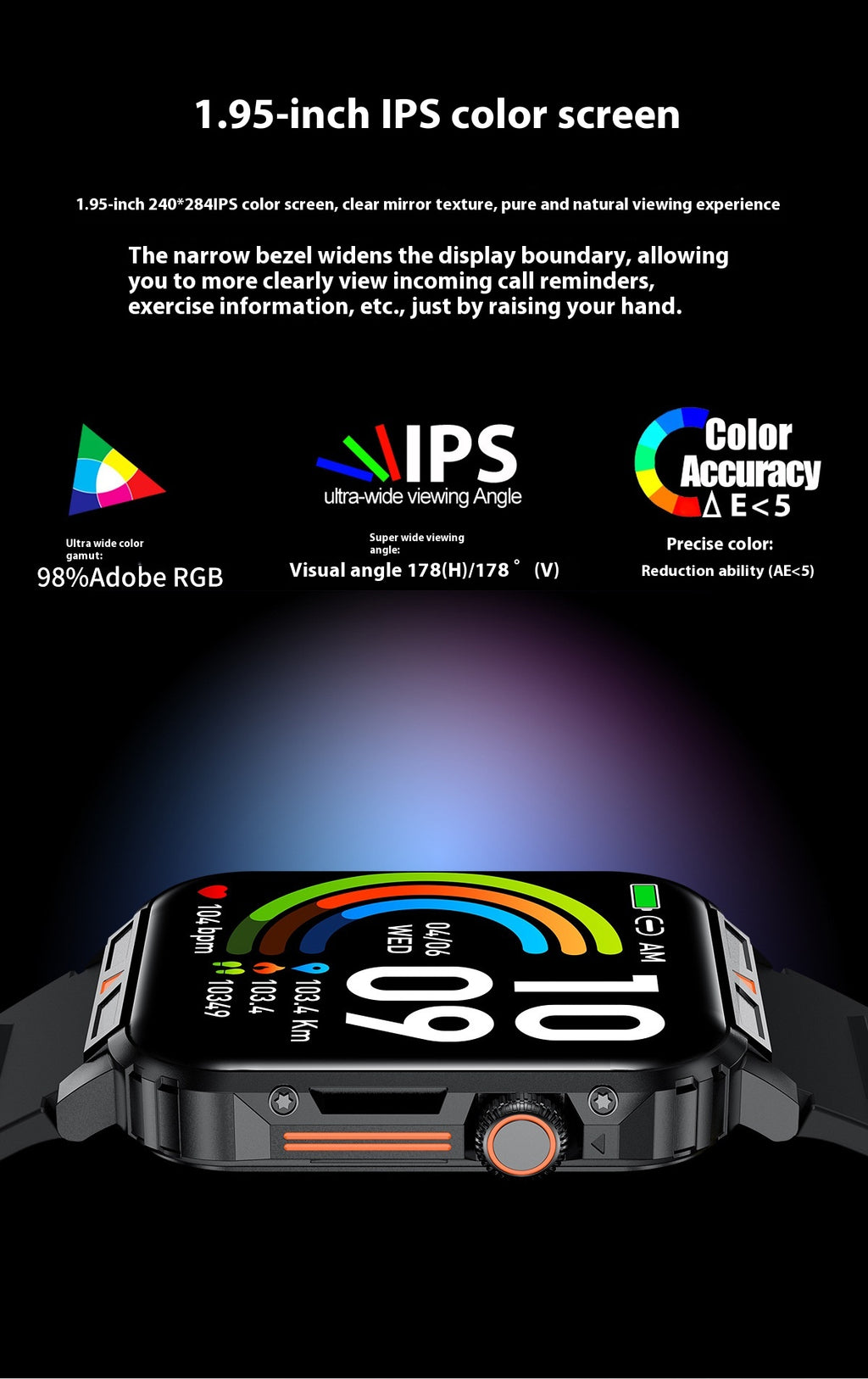Smart Wireless Call Sport Step Computing Watch