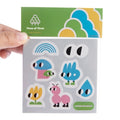 Stickers Adhésifs de dessins animés imprimés en usine pour les journaux Bullet