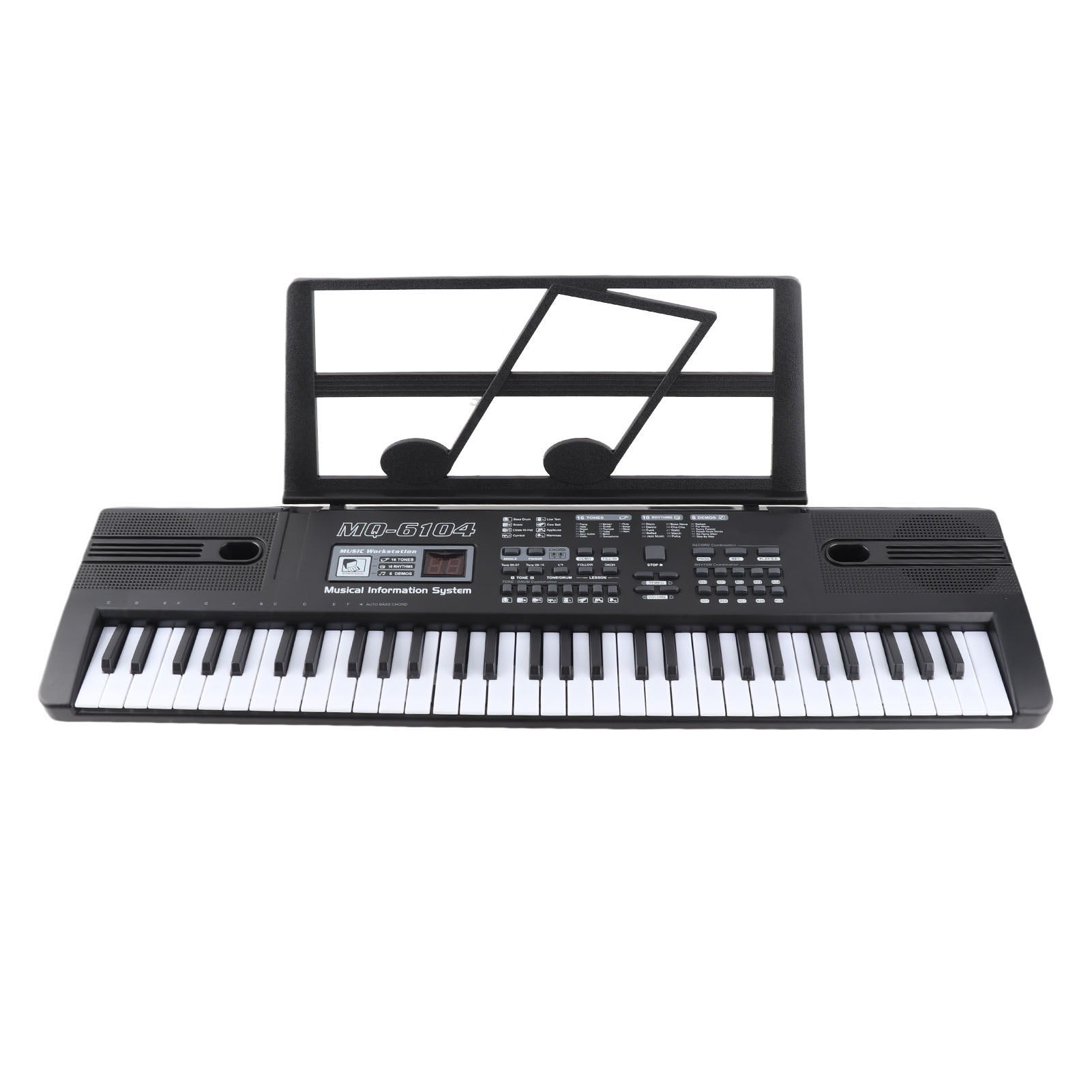 61 Clés Musique numérique Organ électronique Portable Clavier avec Microphone pour enfants